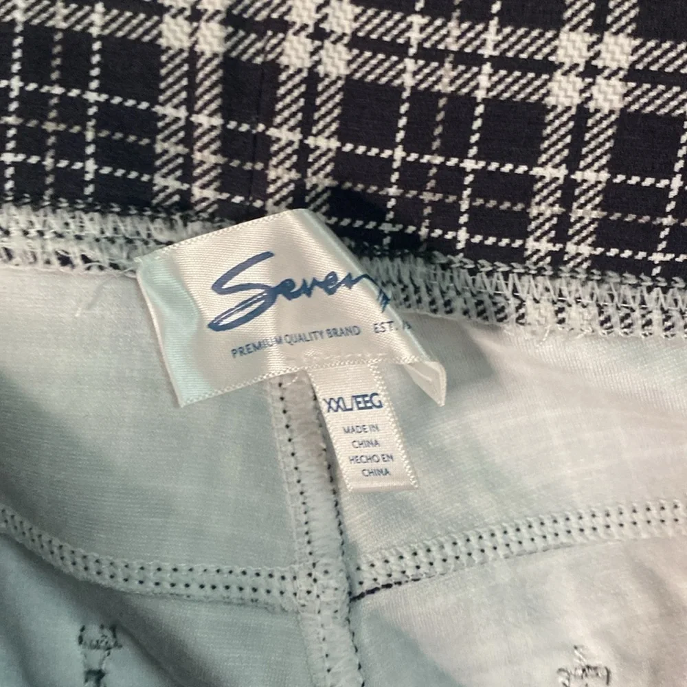 Seven7 pull on Pinterest stretchy plaid pants - Picture 11 of 16